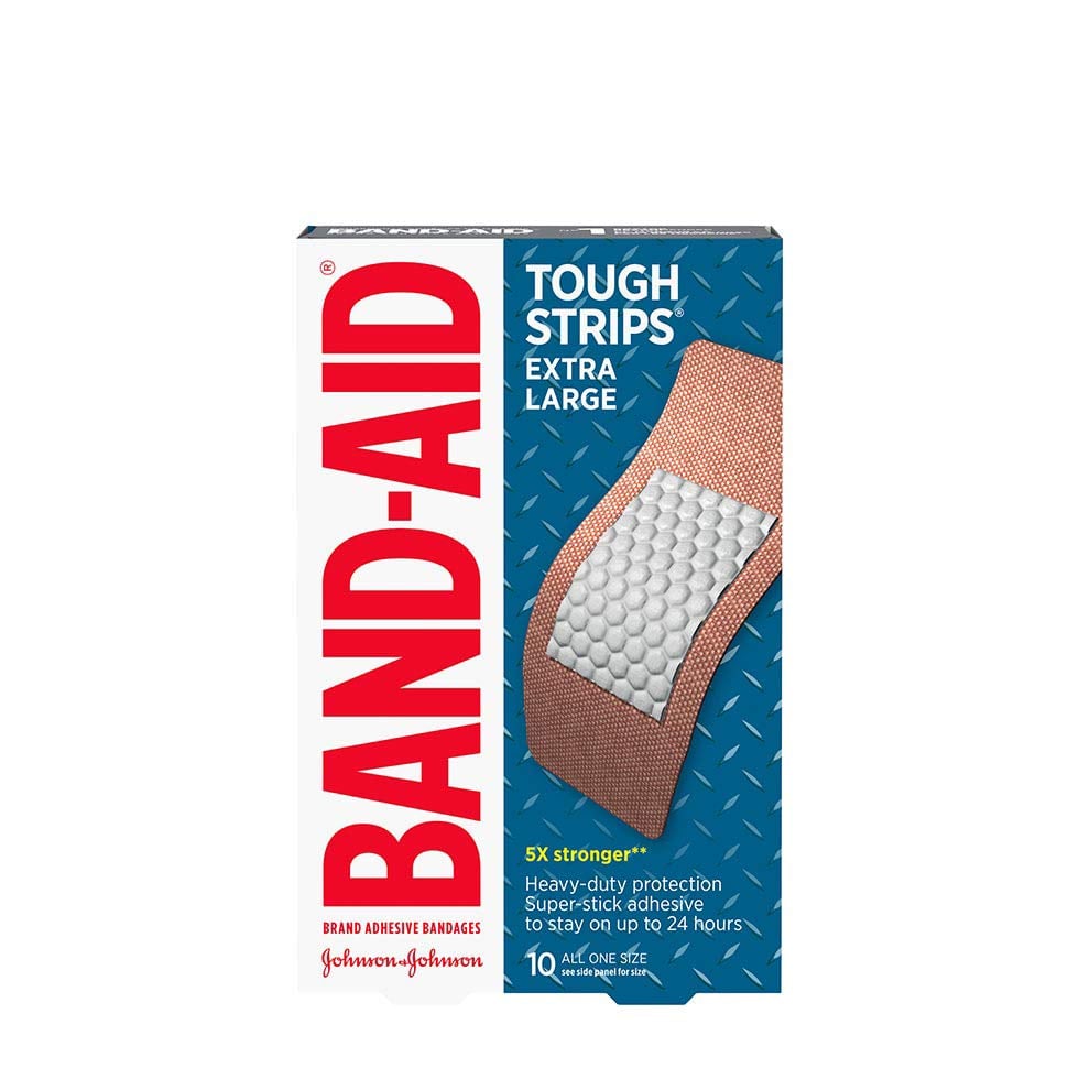 TOUGH-STRIPS® Extra Large Bandages, 10 count