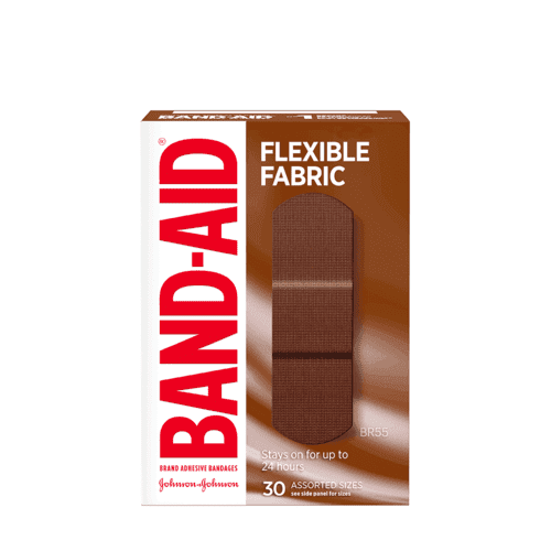 Flexible Fabric Bandages, Medium Brown