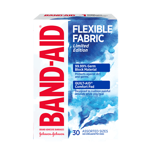 Flexible Fabric Adhesive Bandages, Water Colour