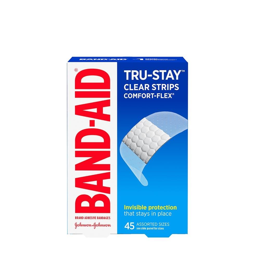 Band-Aid Brand Adhesive Bandages Flexible Fabric 80 Assorted Sizes
