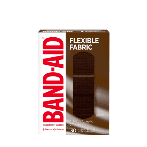 Flexible Fabric Bandages, Dark Brown