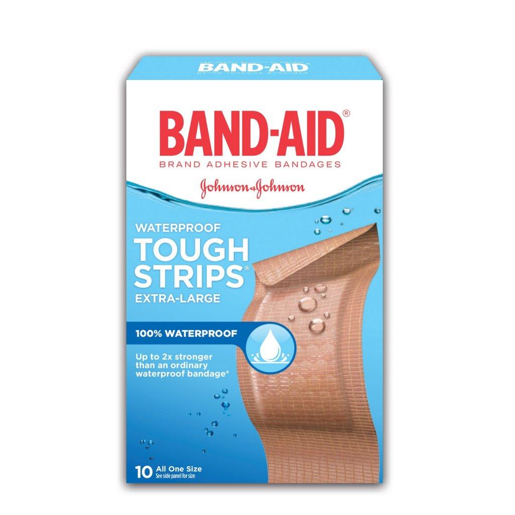 Band Aid® Brand Tough Strips Xl Waterproof Bandages