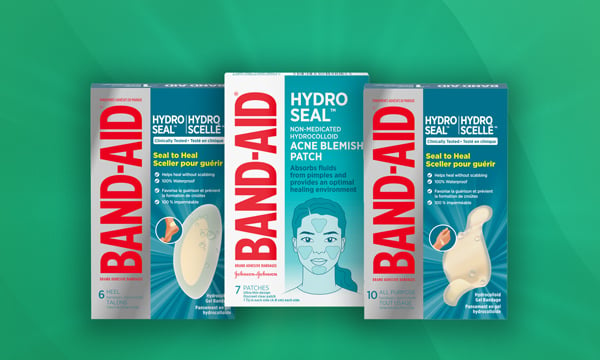 BAND-AID® HYDRO SEAL™ Bandages
