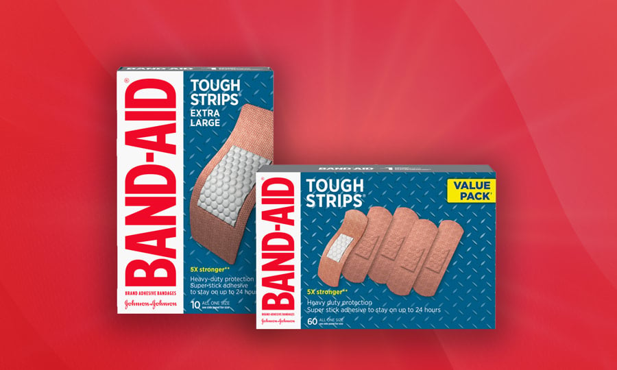 BAND-AID® TOUGH-STRIPS® Bandages